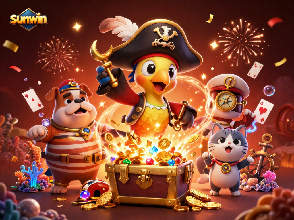 Experience the sunwin slots action with pirates, treasure, and excitement!