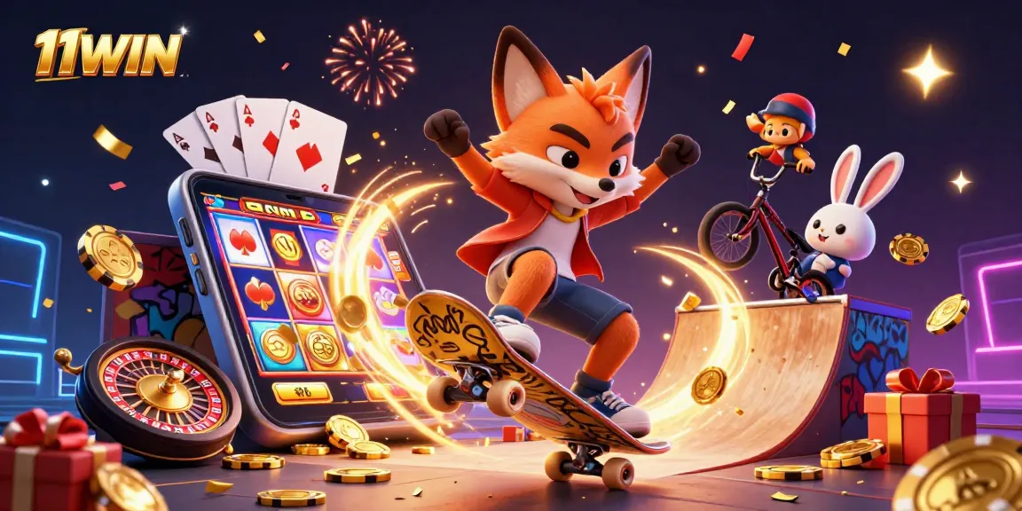Experience the thrill of 11WIN with mobile slot games and lively casino action in vivid 3D.