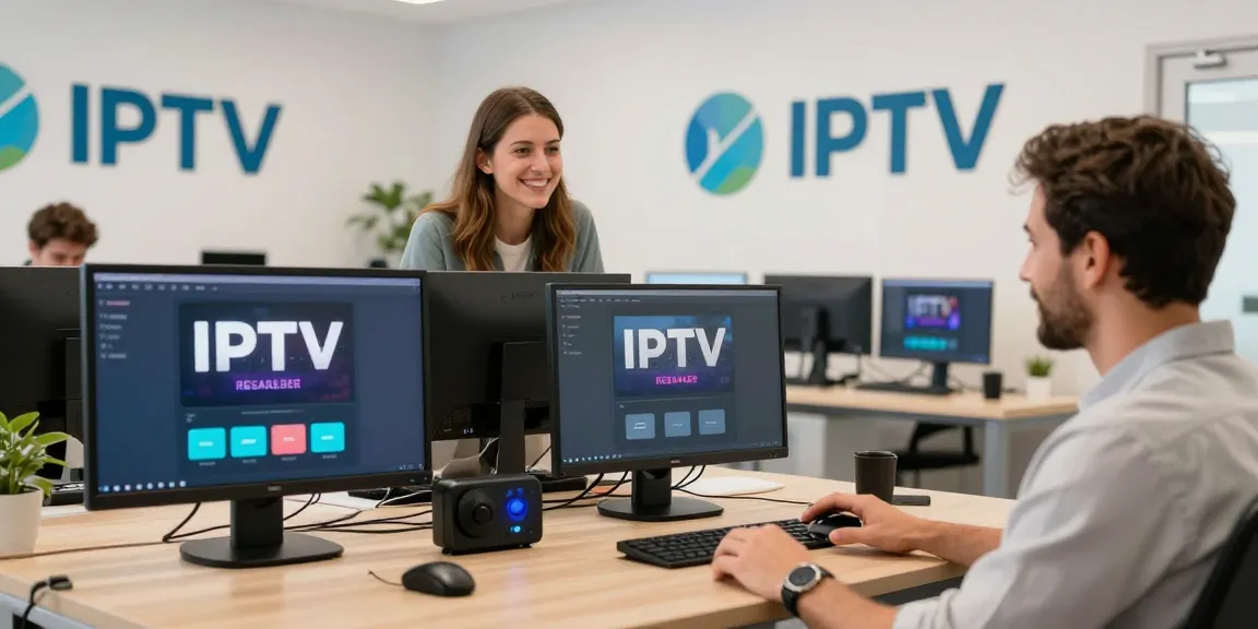 IPTV reseller providing local services, trusted provider assisting customers with setups.