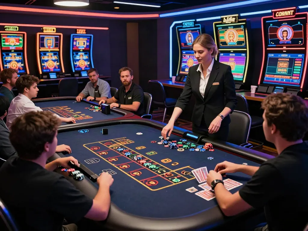 Engaging live casino scene showcasing users playing Nbet games with vibrant graphics and dynamic gaming atmosphere.