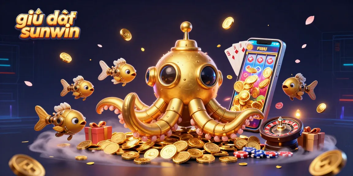 Experience the thrill of giải đấu sunwin with vibrant slot games and dynamic illustrations in this ultra-detailed 3D scene.